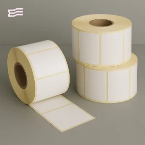 Etiquetas térmicos 55x44 para balanzas y etiquetado de productos